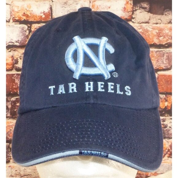 North Carolina Tar Heels Adjustable Navy Blue Cap By Team Starter - Picture 1 of 6
